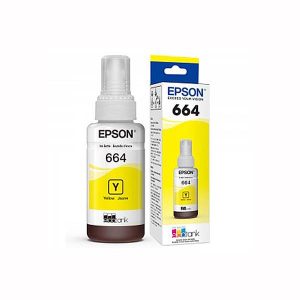 BOTE DE TINTA ORIGINAL EPSON T664 AMARILLO