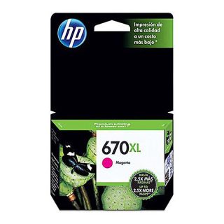 CARTUCHO ORIGINAL HP 670 XL MAGENTA