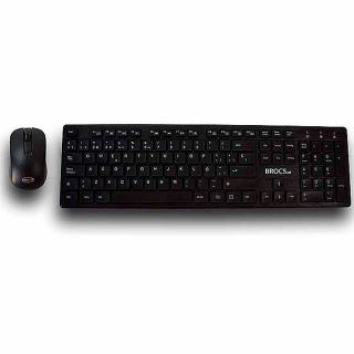 COMBO TECLADO / MOUSE BROCS INALAMBRICO GT-KB663GCM