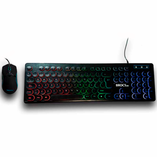COMBO TECLADO / MOUSE BROCS RGB GAMING GT-KB276CM