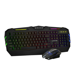 COMBO TECLADO / MOUSE GAMING BRAVE KB6782