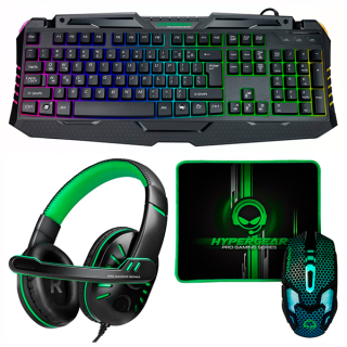 COMBO TECLADO Y MOUSE / AUDIFONO / MOUSEPAD KM 490