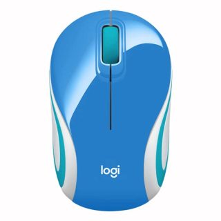 MOUSE LOGITECH MINI M187 AZUL